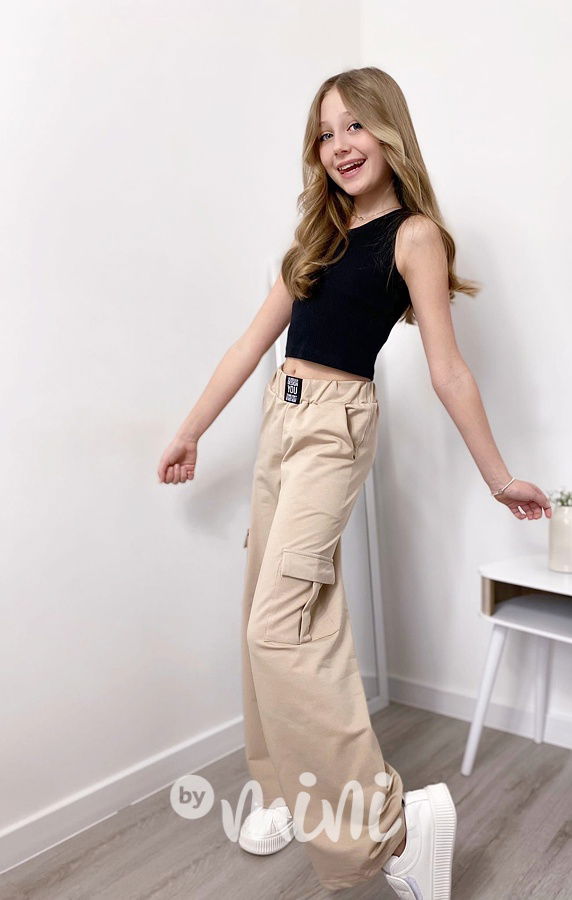 PREMIUM široké švédy YOU béžové