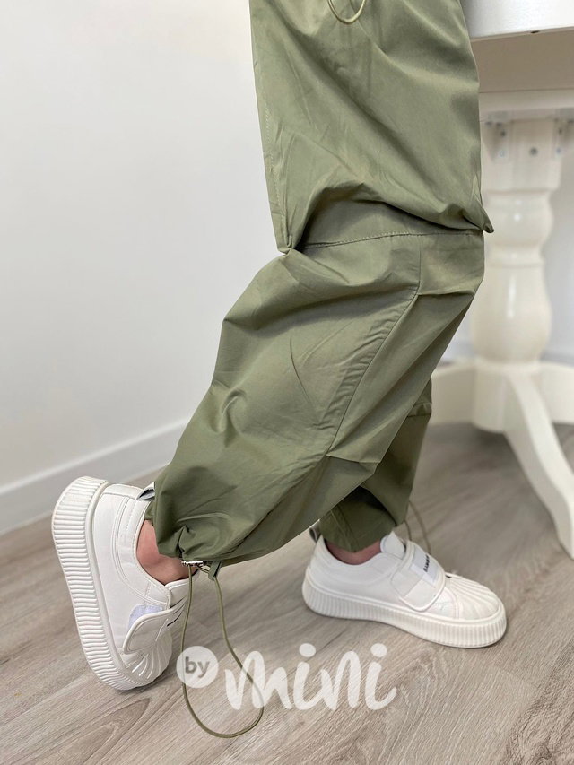 Parachute pants - cargo kapsáče khaki