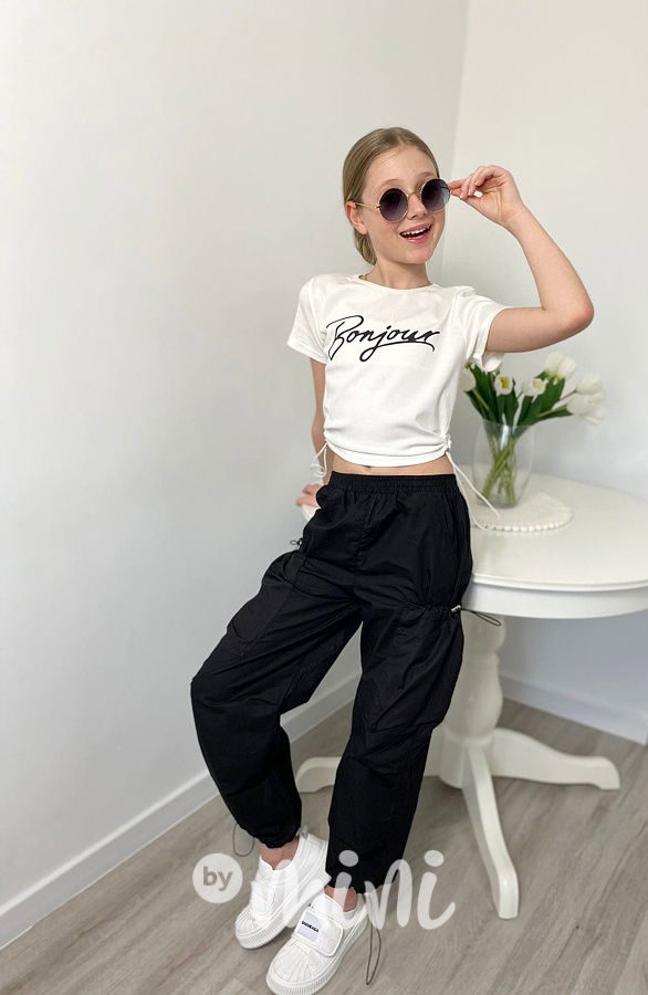 Bonjour triko na stahování white