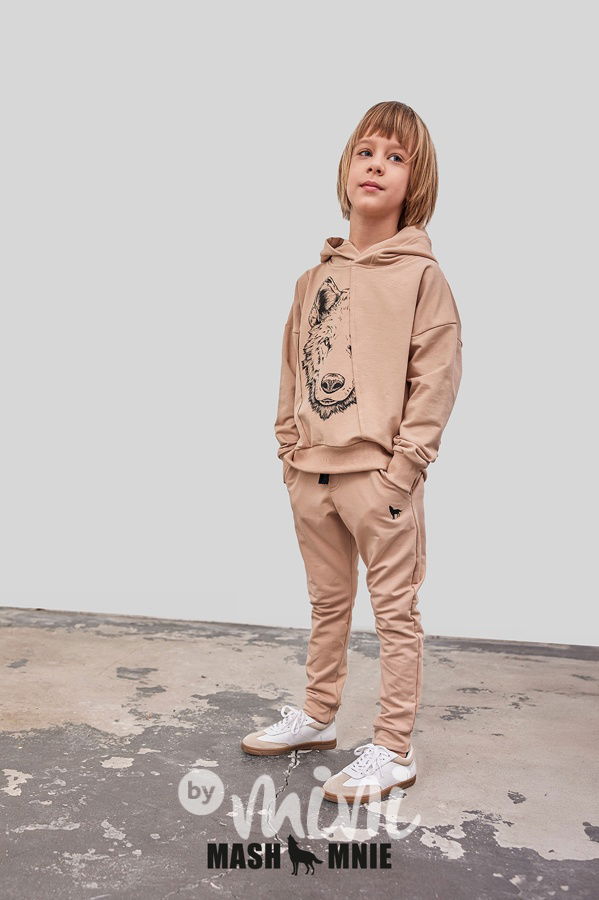 Mash Mnie mikina WOLF béžová