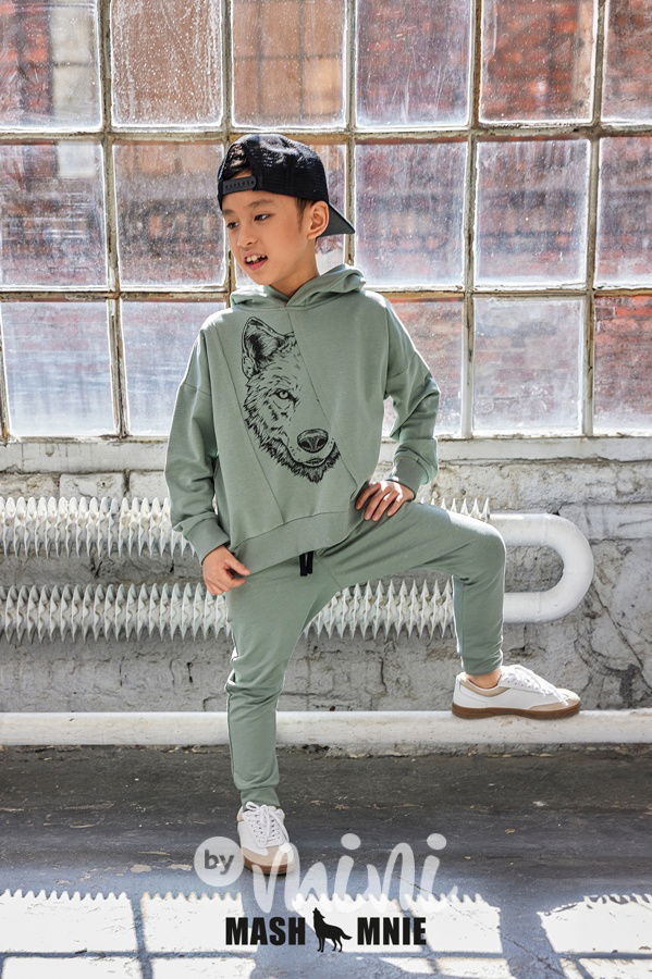 Mash Mnie WOLF jogger tepláky khaki