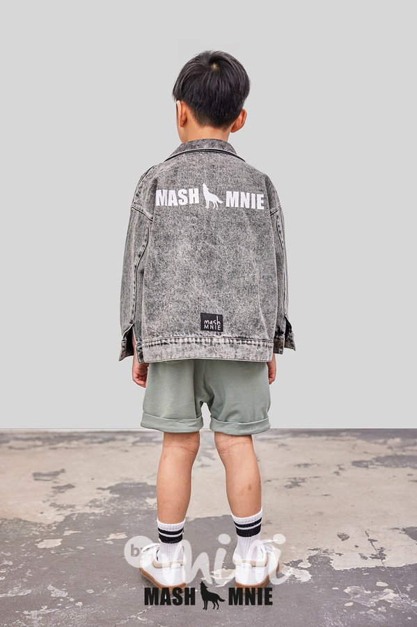 Mash Mnie WOLF black denim bunda