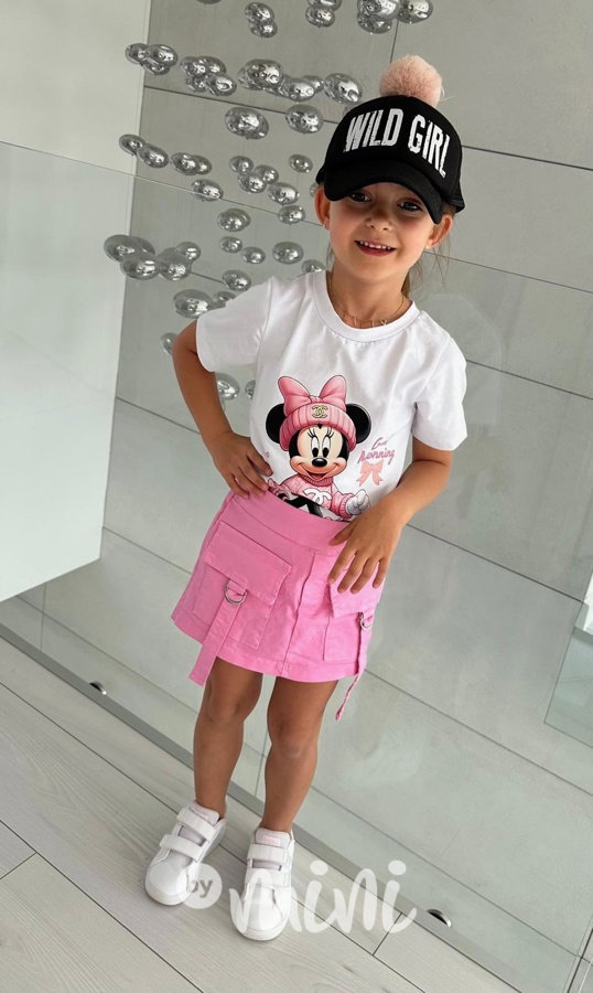Minnie fashion triko bílé