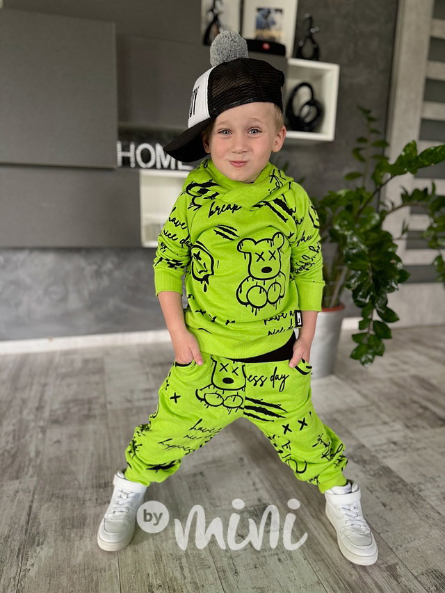 Teddy mikina green apple