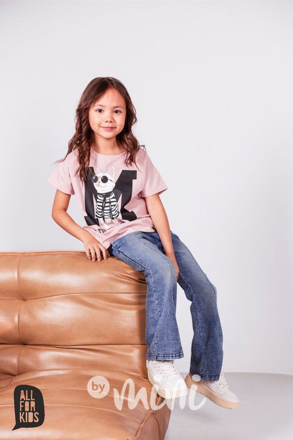 All for kids denim zvonáče blue