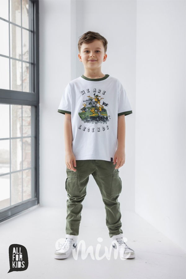 All for kids kapsáčové kalhoty khaki