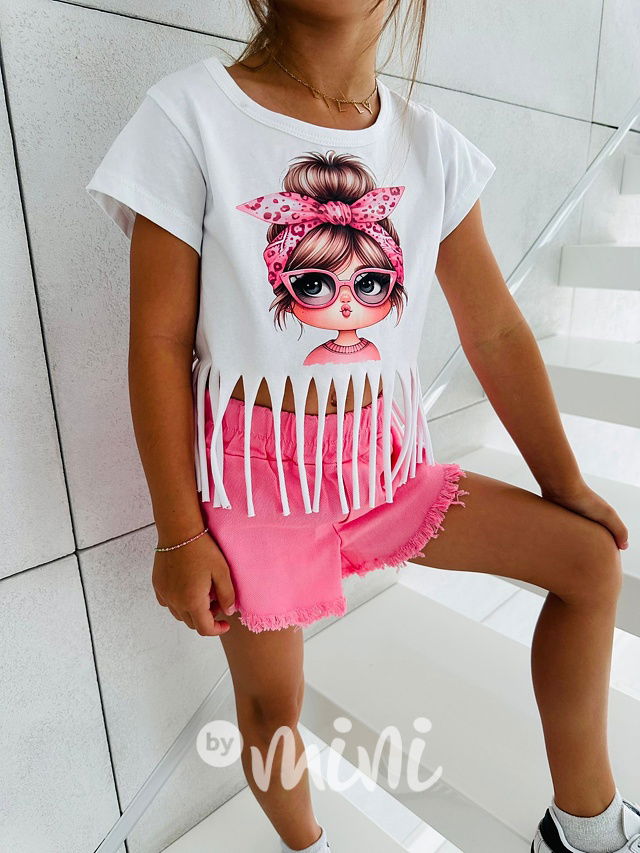 PINK top + kraťasy