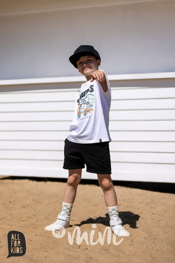 All for kids biker kraťasy black