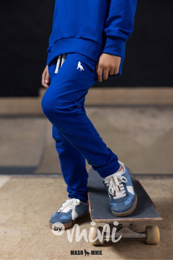 Mash Mnie jogger tepláky WOLF modré