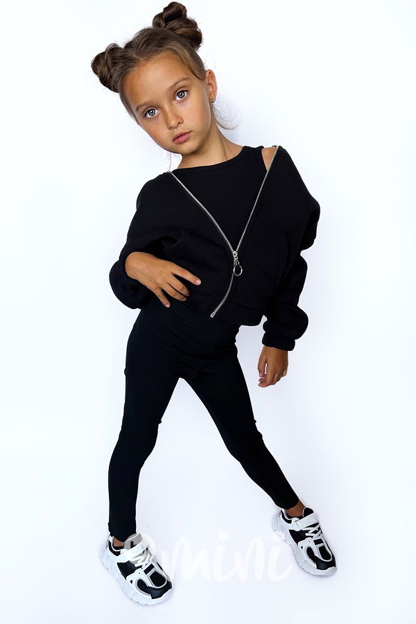 Super thermo mikina HORSE GIRLS black