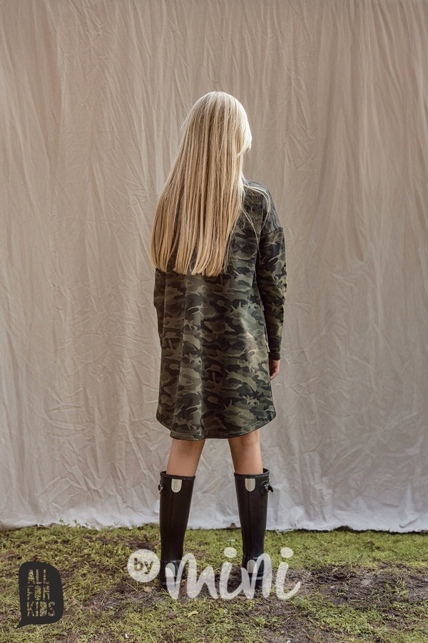 All for kids cargo šaty army
