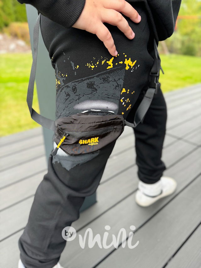Super thermo tepláky s kapsou yellow SHARK