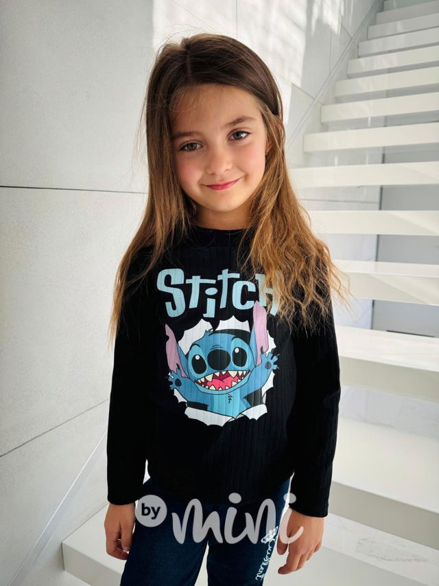 Lilo & Stitch longsleeve blůzka černá