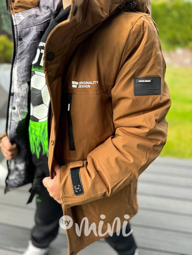 Zimní parka TREND mustard