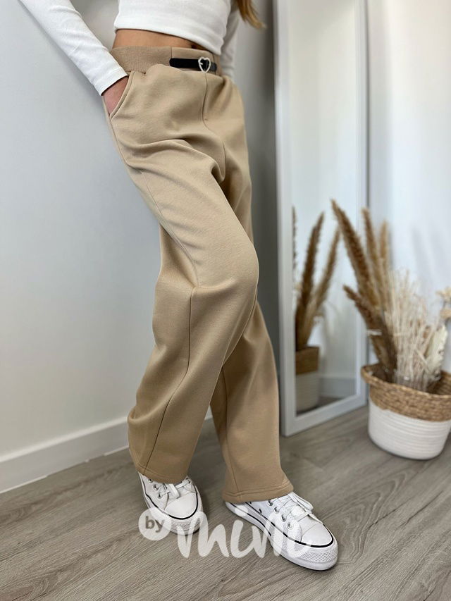 Zateplené lounge švédy HEART beige