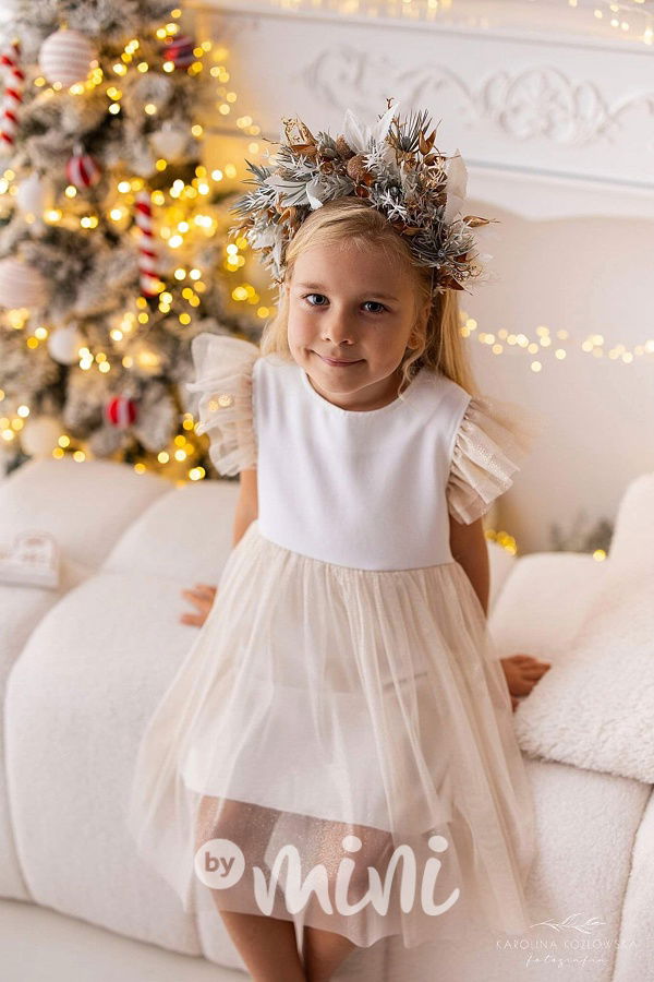 Lily Grey SPARKLING tylové šaty gold