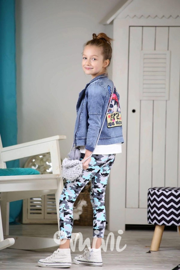 Jeans "křivák" bundička