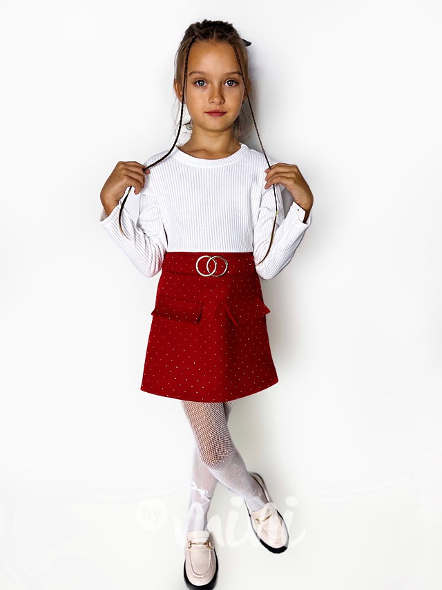 Red/White šaty