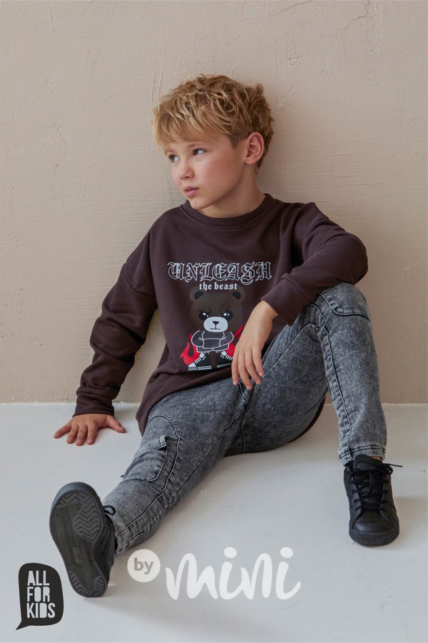 All for kids soft denim kapsáče dark
