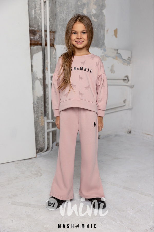 Mash Mnie volné kalhoty WOLF pink