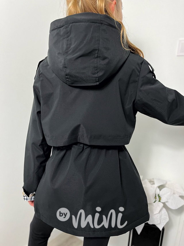 Jarní černá parka London