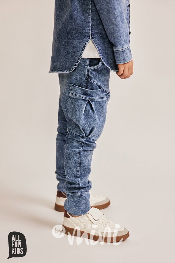 All for kids soft denim kapsáče blue
