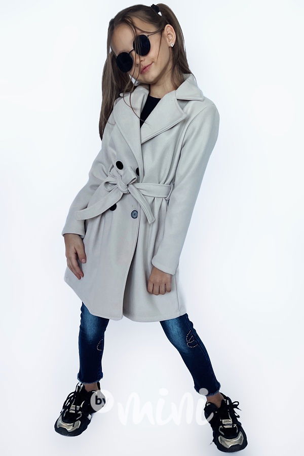 Flaušový kabátek beige