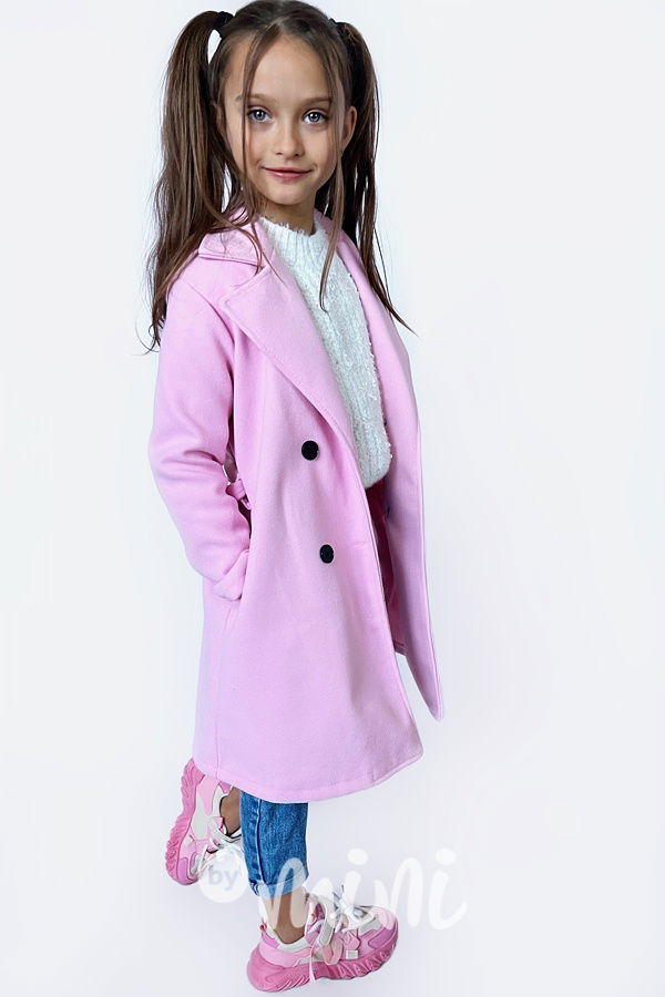 Flaušový kabátek pink