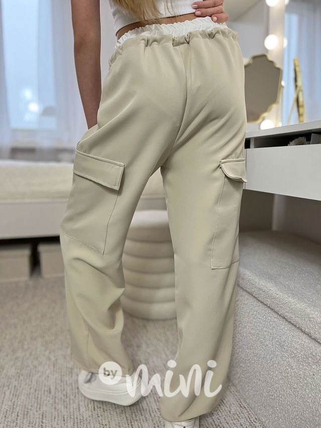 Lounge volné kapsáče BEIGE