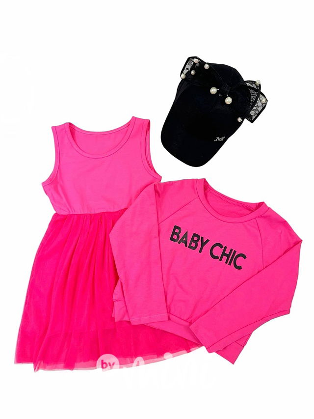 2v1 BABY Chic šaty + mikina