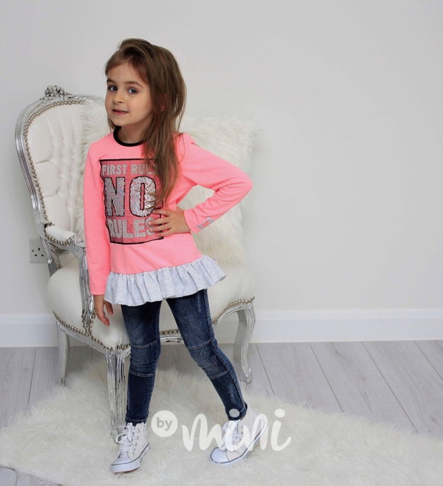 NO RULES neon tunika