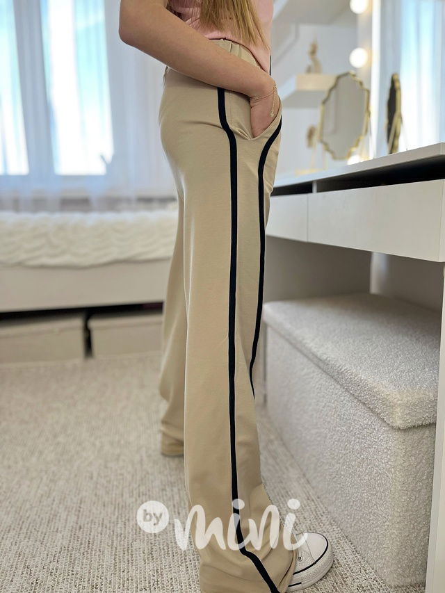 FASHION široké švédy beige