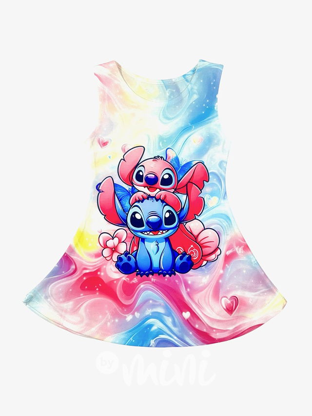 Lilo & Stitch letní šaty RAINBOW