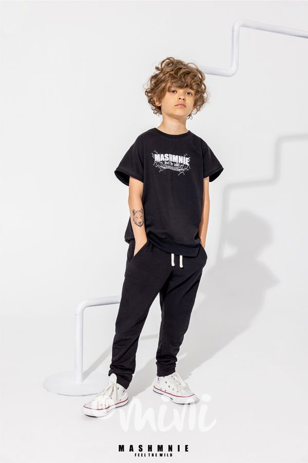 Mash Mnie jogger tepláky WOLF černé