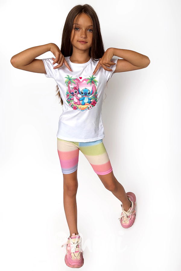 Lilo & Stitch triko Paradise bílé