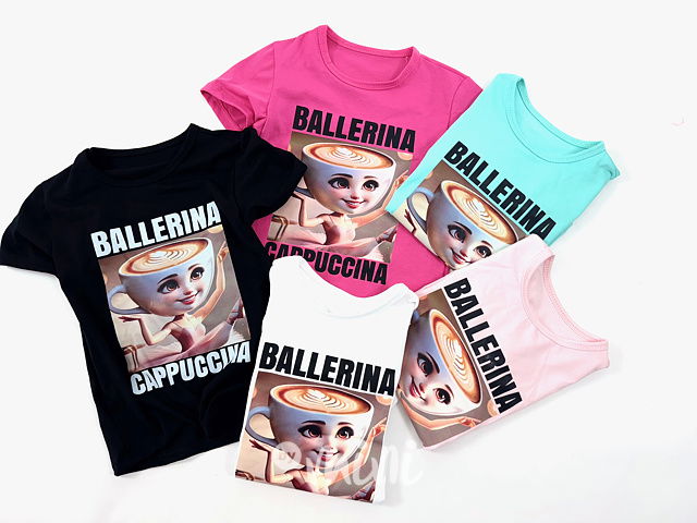 Ballerina Cappuccina triko malinové