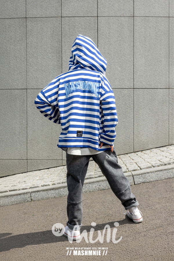 Mash Mnie biker volné jeansy ice black