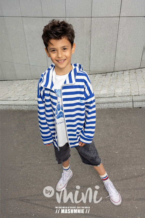 Mash Mnie mikina pruhy