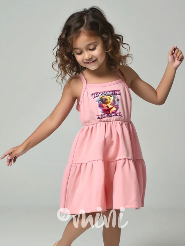 Ballerina Cappuccina letní šaty pink
