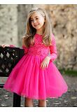 Barbie pink šaty růžové dětské